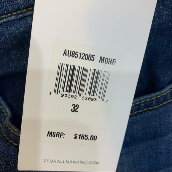 NWT 7 For All Mankind High Waisted Slim Kick Flare Jeans - Picture 5 of 10